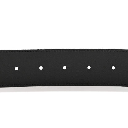 Gucci Textured Dollar Calfskin Double G 40mm Belt 110 44 Black 4 of 5