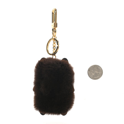 Louis Vuitton Wild Fur Monogram Eye-Trunk Bear Bag Charm 2 of 5