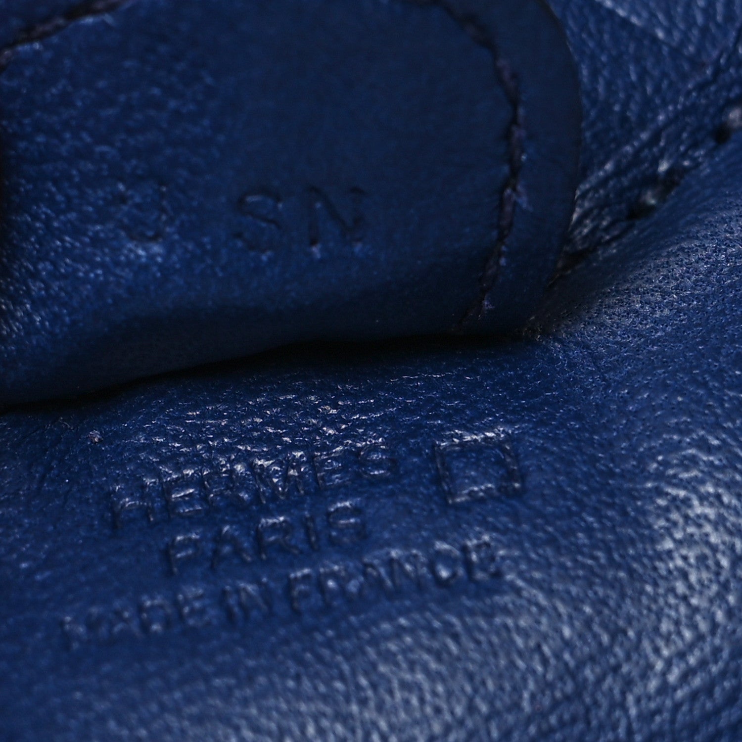 Hermes Milo Lambskin Matte Alligator Touch Grigri Rodeo Horse Bag Charm PM Bleu Saphir Marine 3 of 3