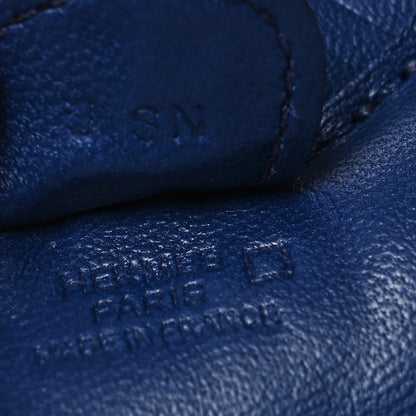 Hermes Milo Lambskin Matte Alligator Touch Grigri Rodeo Horse Bag Charm PM Bleu Saphir Marine 3 of 3