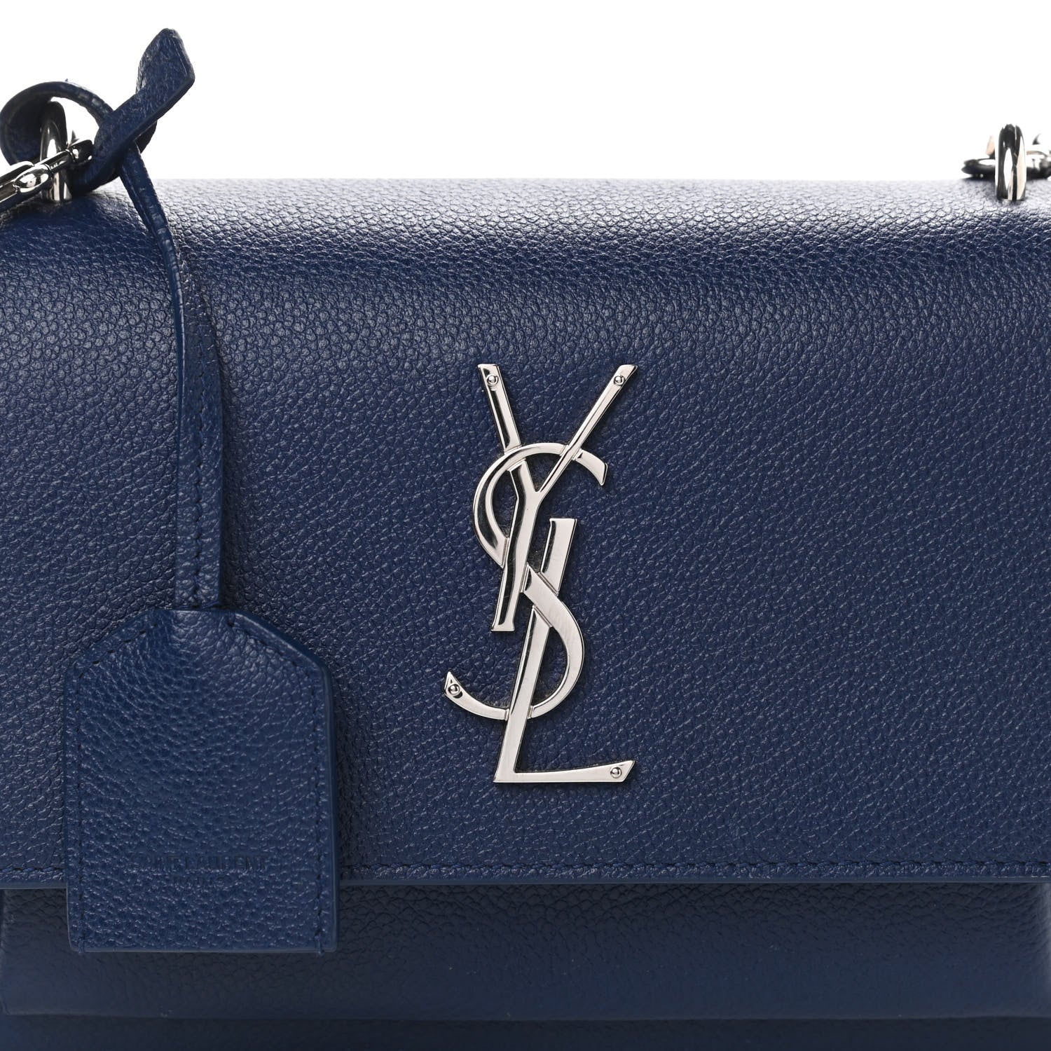 Saint Laurent Grained Calfskin Small Monogram Sunset Marinette 9 of 11