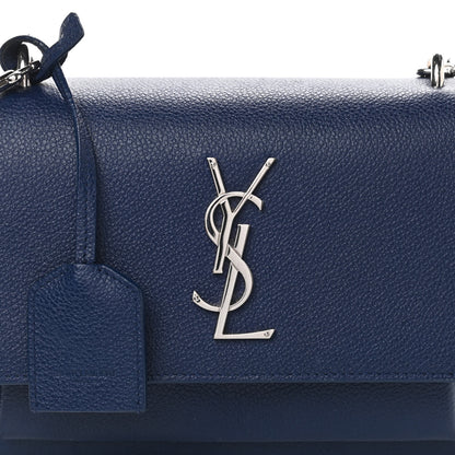 Saint Laurent Grained Calfskin Small Monogram Sunset Marinette 9 of 11
