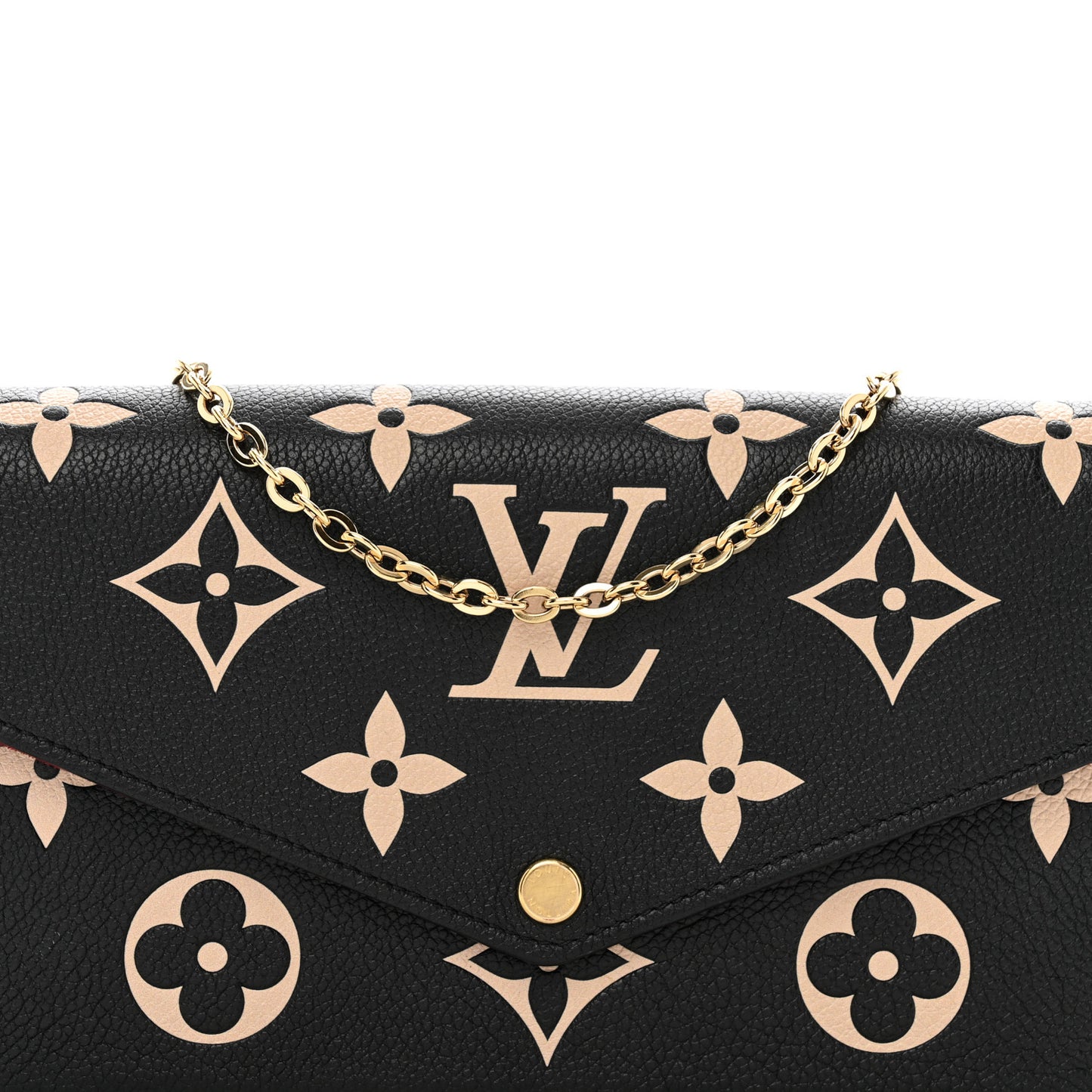 Empreinte Monogram Giant Felicie Pochette Black Beige