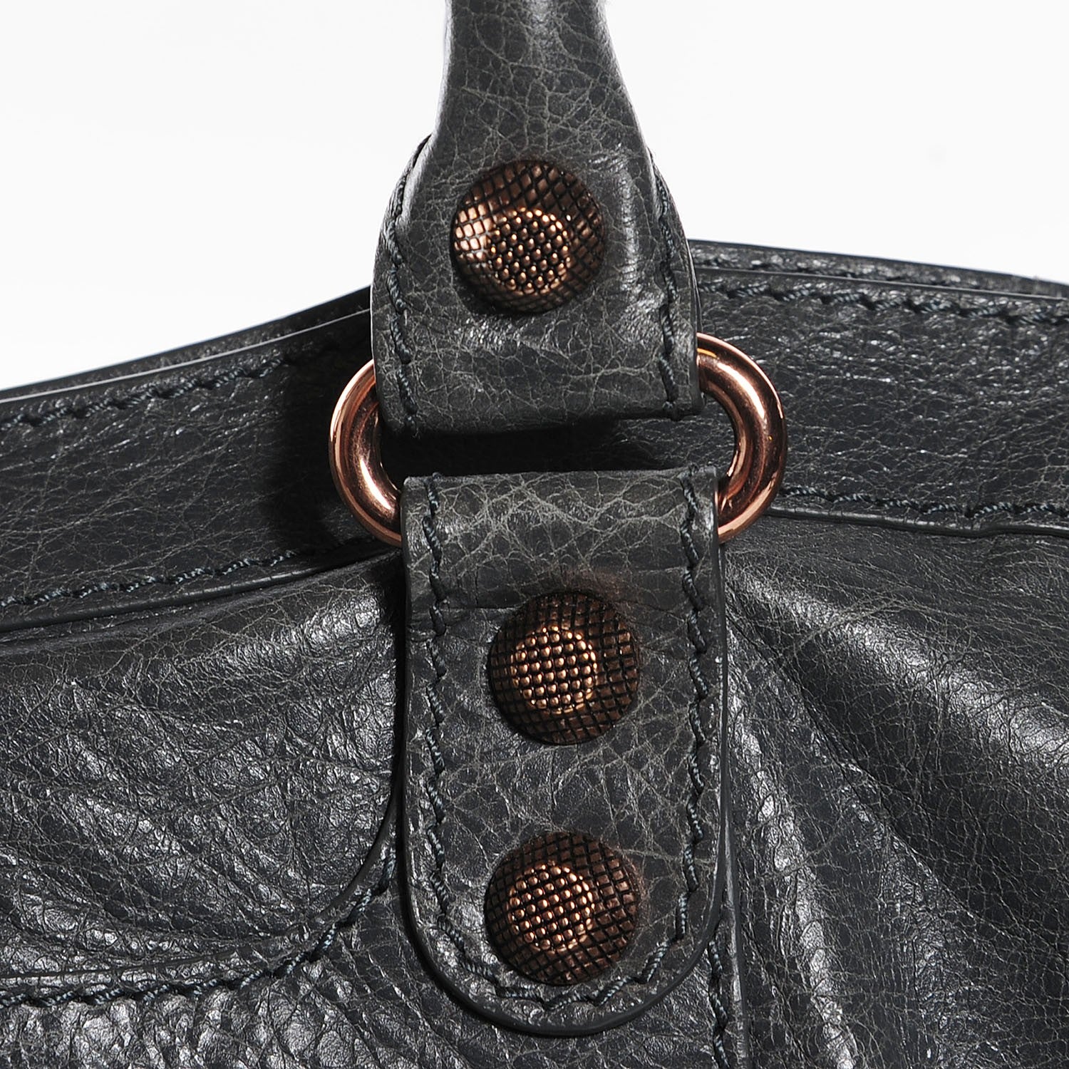 Balenciaga Agneau Giant 12 Rose Gold Hardware City Gris Tarmac 7 of 14