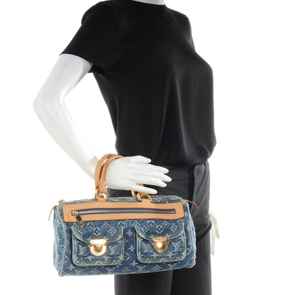 Louis Vuitton Monogram Denim Neo Speedy Blue 2 of 8