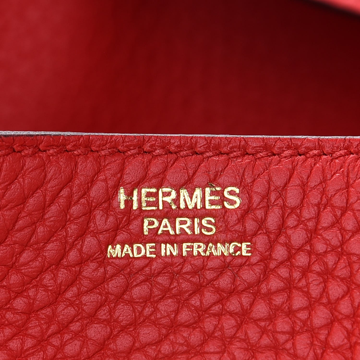 Hermes Taurillon Clemence Lindy 30 Rouge De Coeur 6 of 9