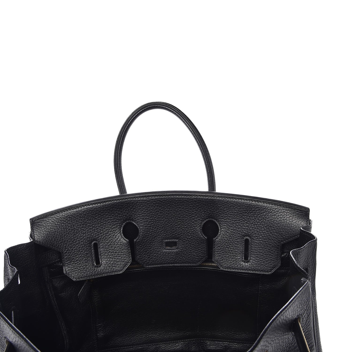 Hermes Taurillon Clemence Birkin 35 Black 8 of 33