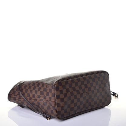 Louis Vuitton Damier Ebene Neo Neverfull MM Rose Ballerine 4 of 8