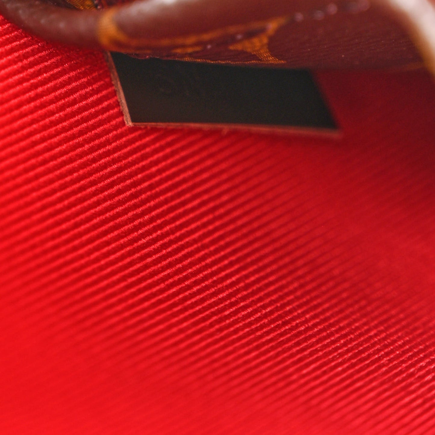 Patent Monogram Alma BB Scarlet