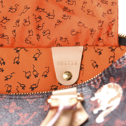 Louis Vuitton Catogram Speedy Bandouliere 30 Marron 9 of 10