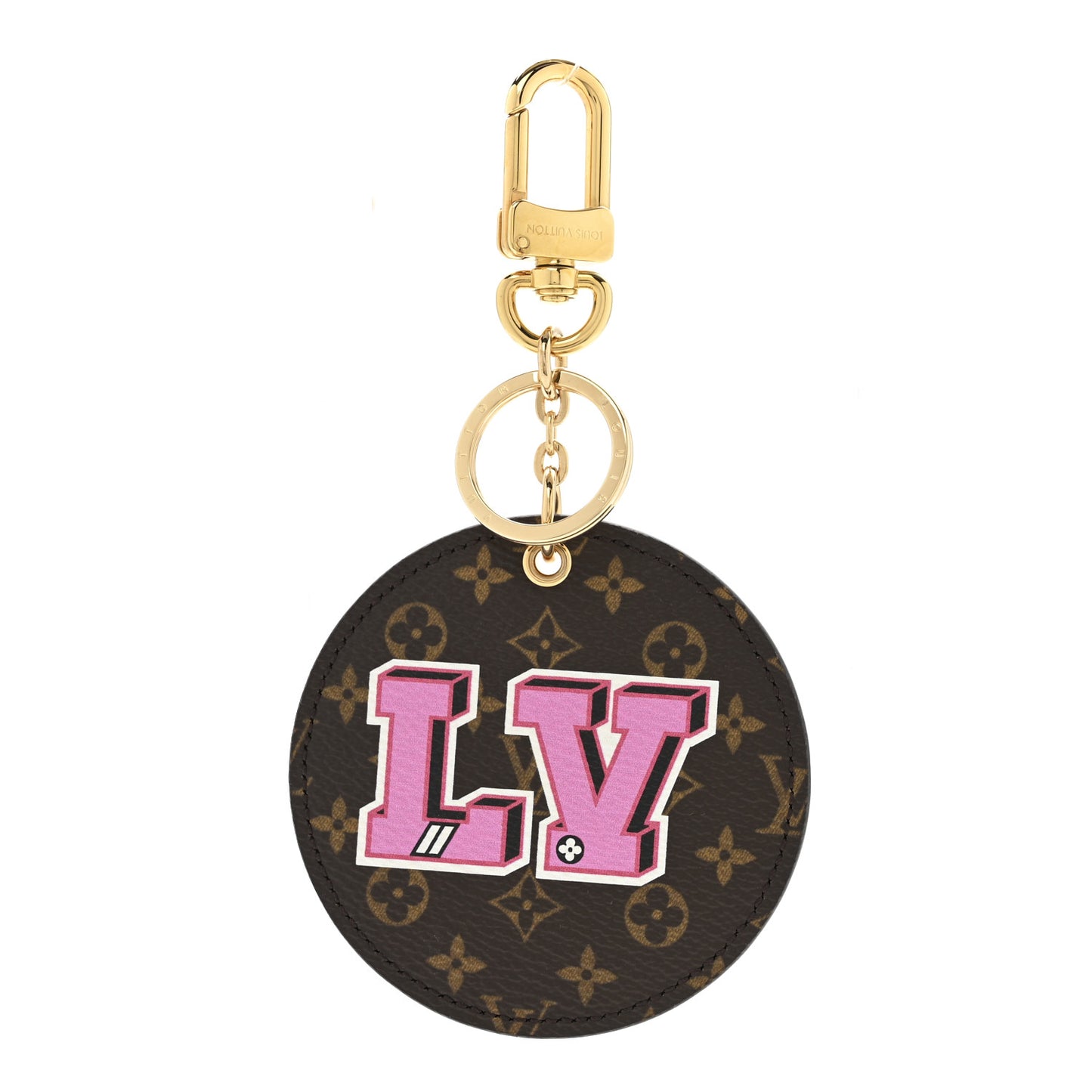 Monogram Stories Bag Charm Key Holder