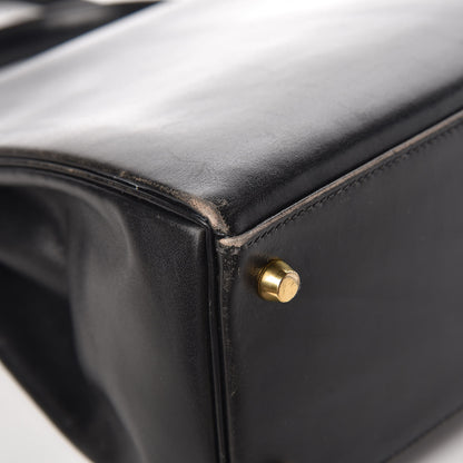 Hermes Box Kelly Retourne 28 Black 38 of 39