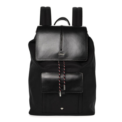 Christian Dior Calfskin Nylon Motion Backpack Black 1 of 15