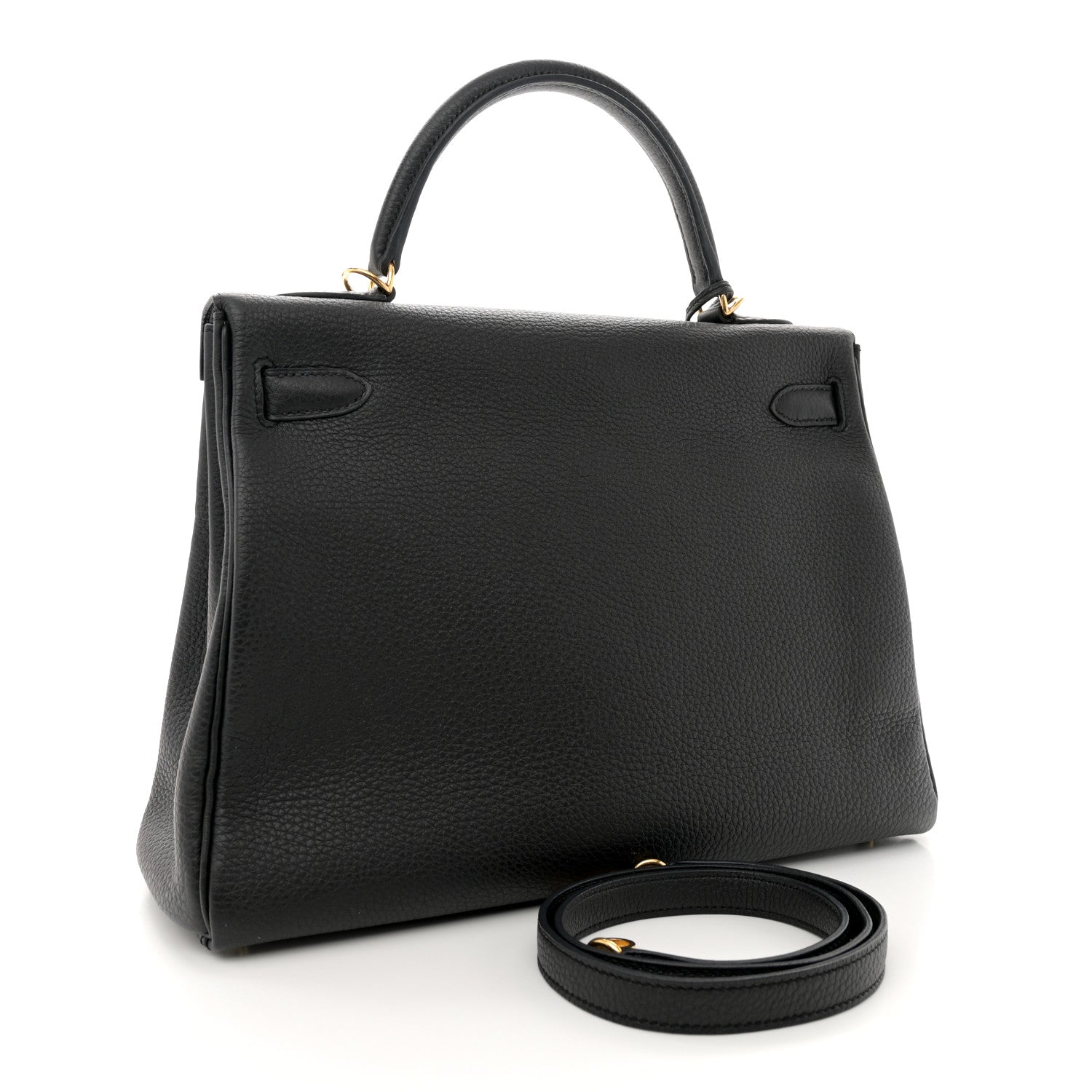 Hermes Togo Kelly Retourne 32 Black 3 of 10