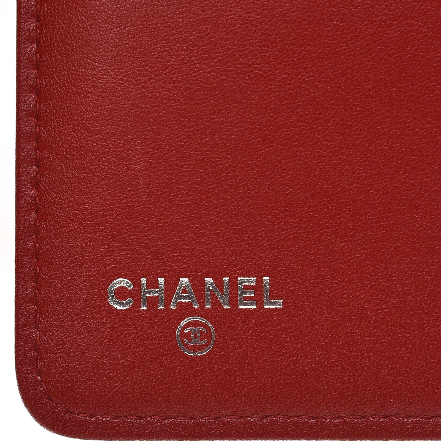 Chanel Caviar Quilted Zipped Pocket Wallet Red 6 of 8