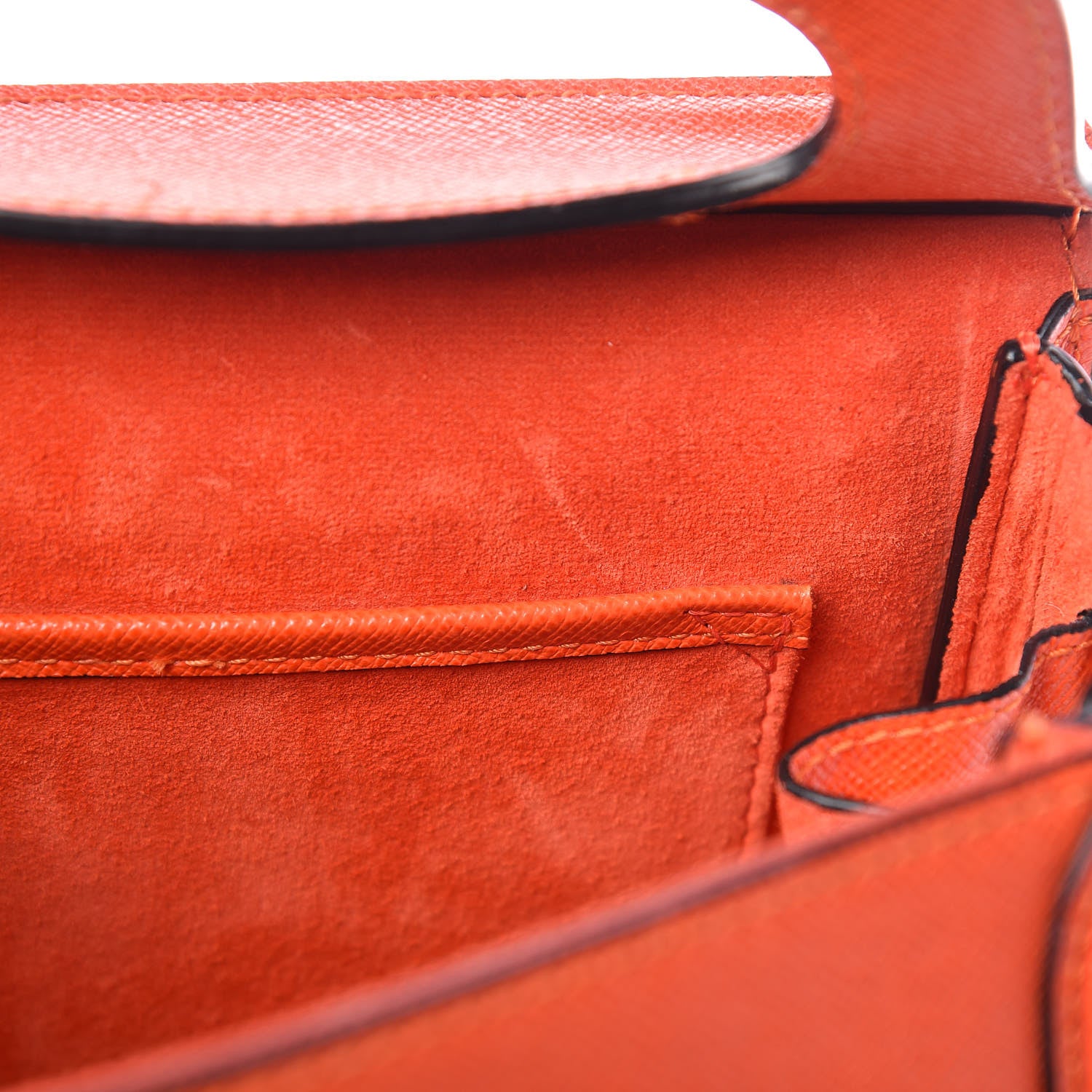 Alexander McQueen Calfskin Mini Heroine Orange 6 of 10