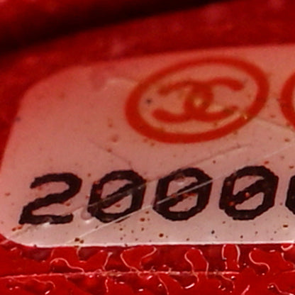 Chanel Lambskin Quilted Jumbo Double Flap Red 6 of 17