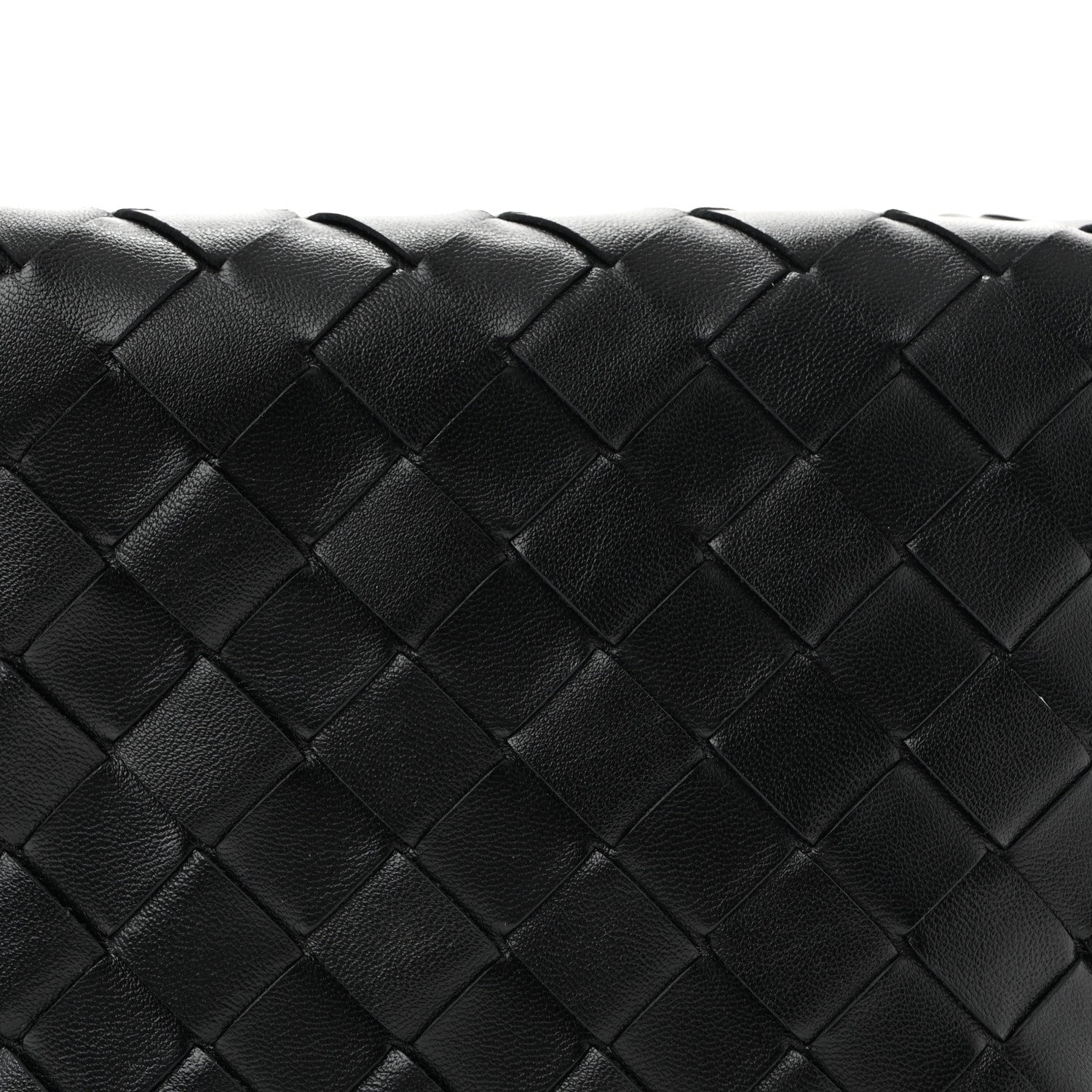Bottega Veneta Calfskin Nappa Intrecciato Candy Wallace Black 8 of 11