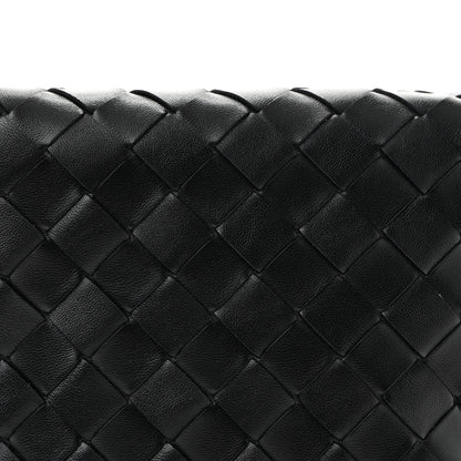 Bottega Veneta Calfskin Nappa Intrecciato Candy Wallace Black 8 of 11