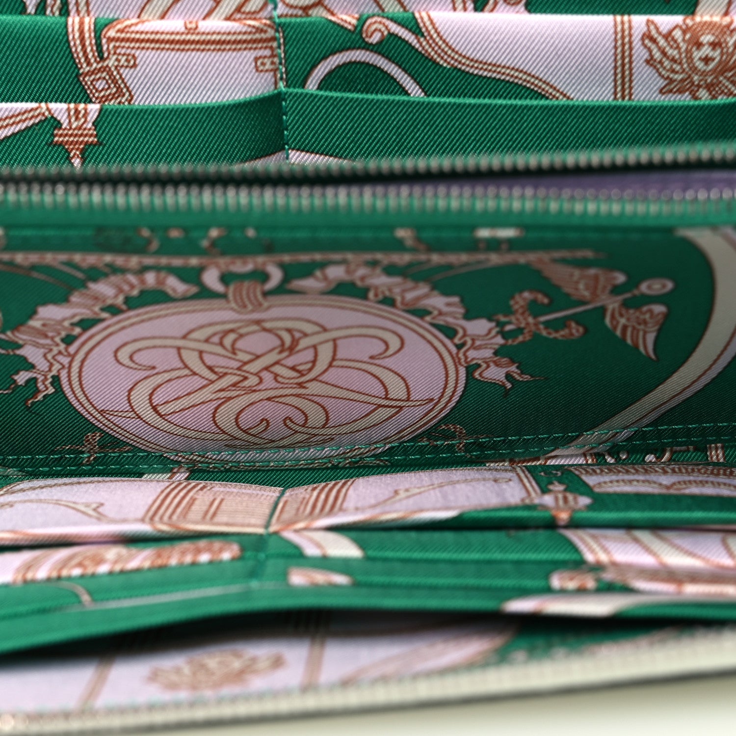 Hermes Epsom Silk'In Wallet Vert Fizz 6 of 11