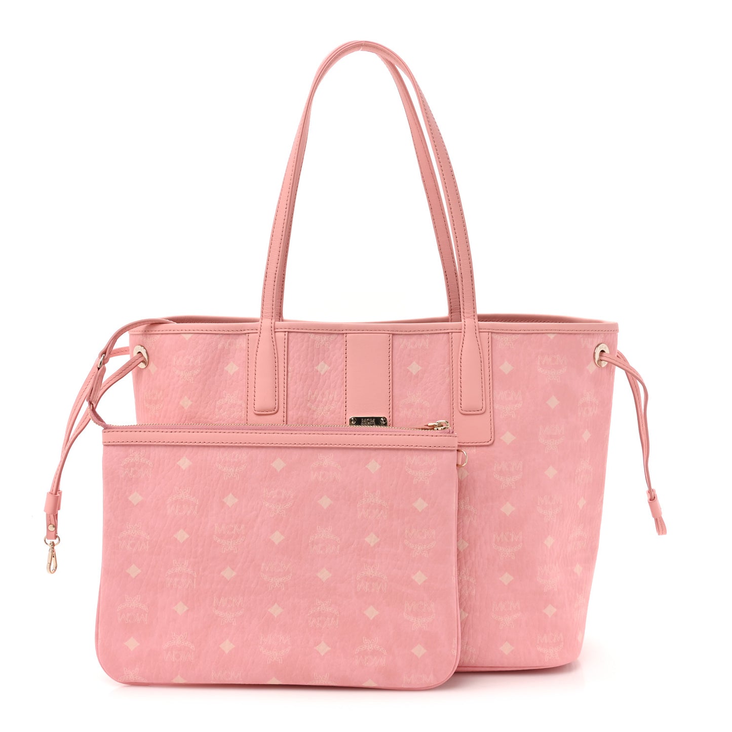 Visetos Medium Liz Reversible Shopper Tote Blossom Pink