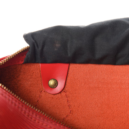 Louis Vuitton Epi Speedy 30 Castillan Red 16 of 20