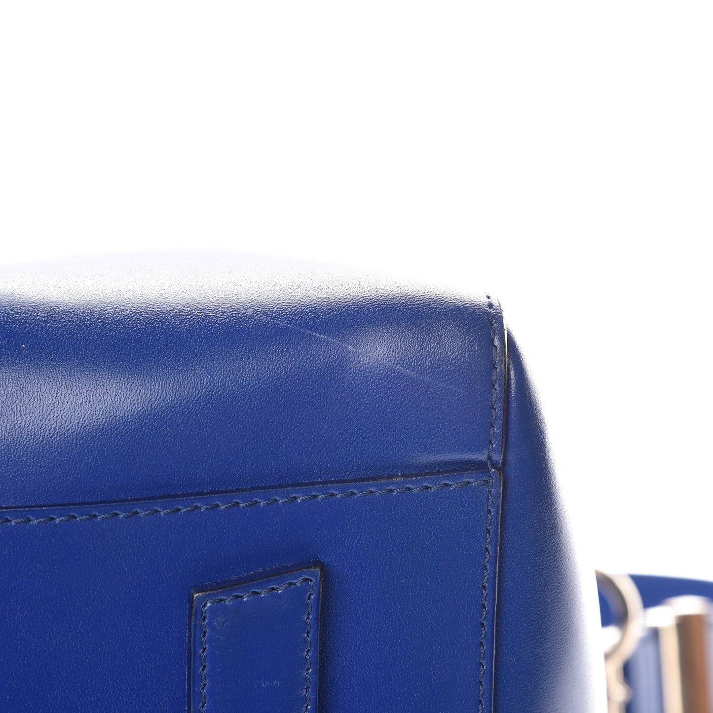 Shiny Lord Calfskin Medium Antigona Blue