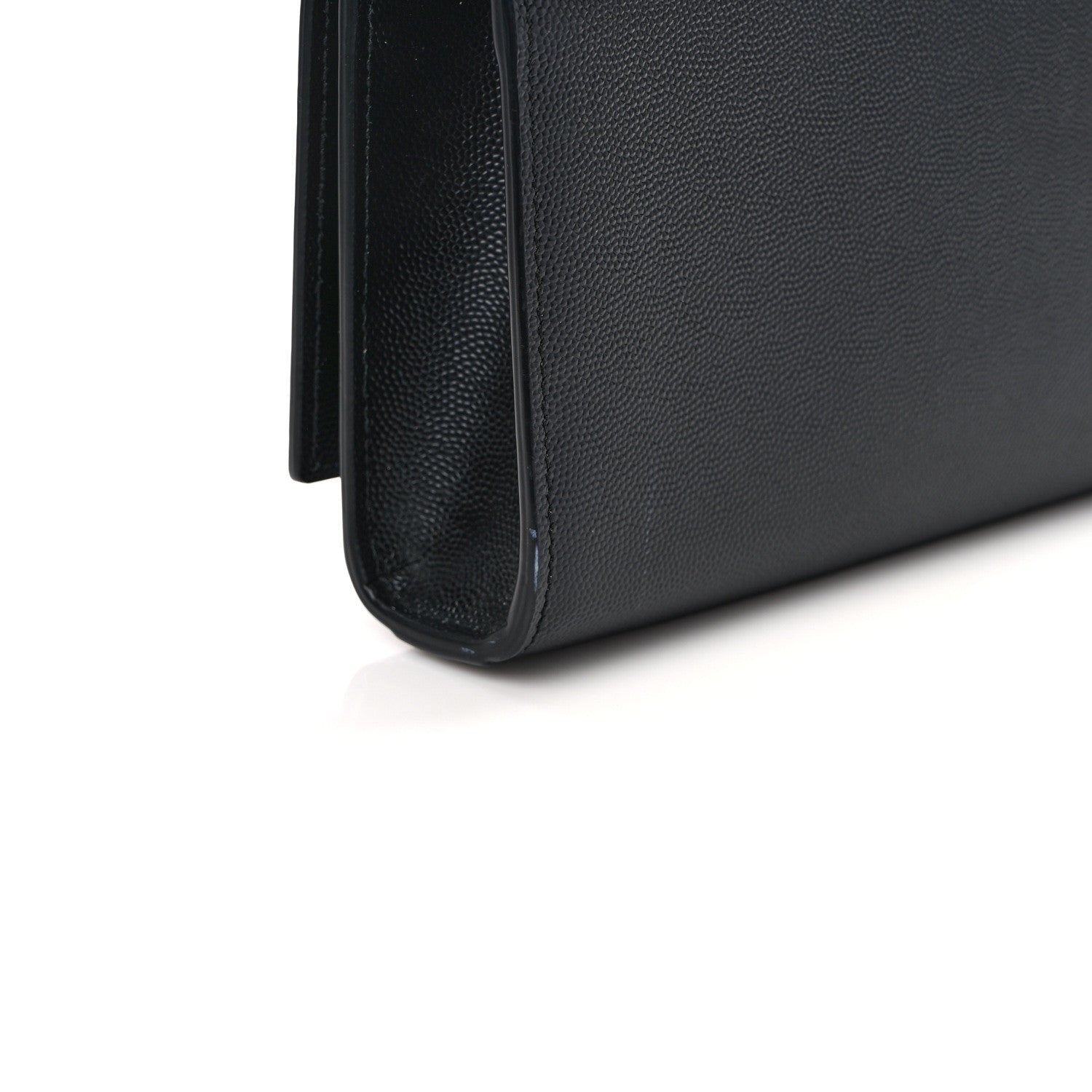 Saint Laurent Grain De Poudre Monogram Cassandre Clutch Black 9 of 10