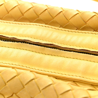 Bottega Veneta Nappa Intrecciato Woven Top Handle Bag Buttercup 15 of 16
