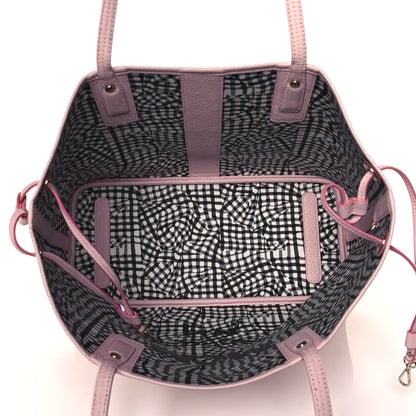 MCM Visetos Large Liz Reversible Shopper Tote Pink 5 of 19