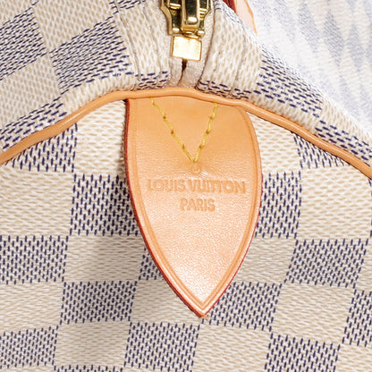 Louis Vuitton Damier Azur Speedy 35 7 of 7