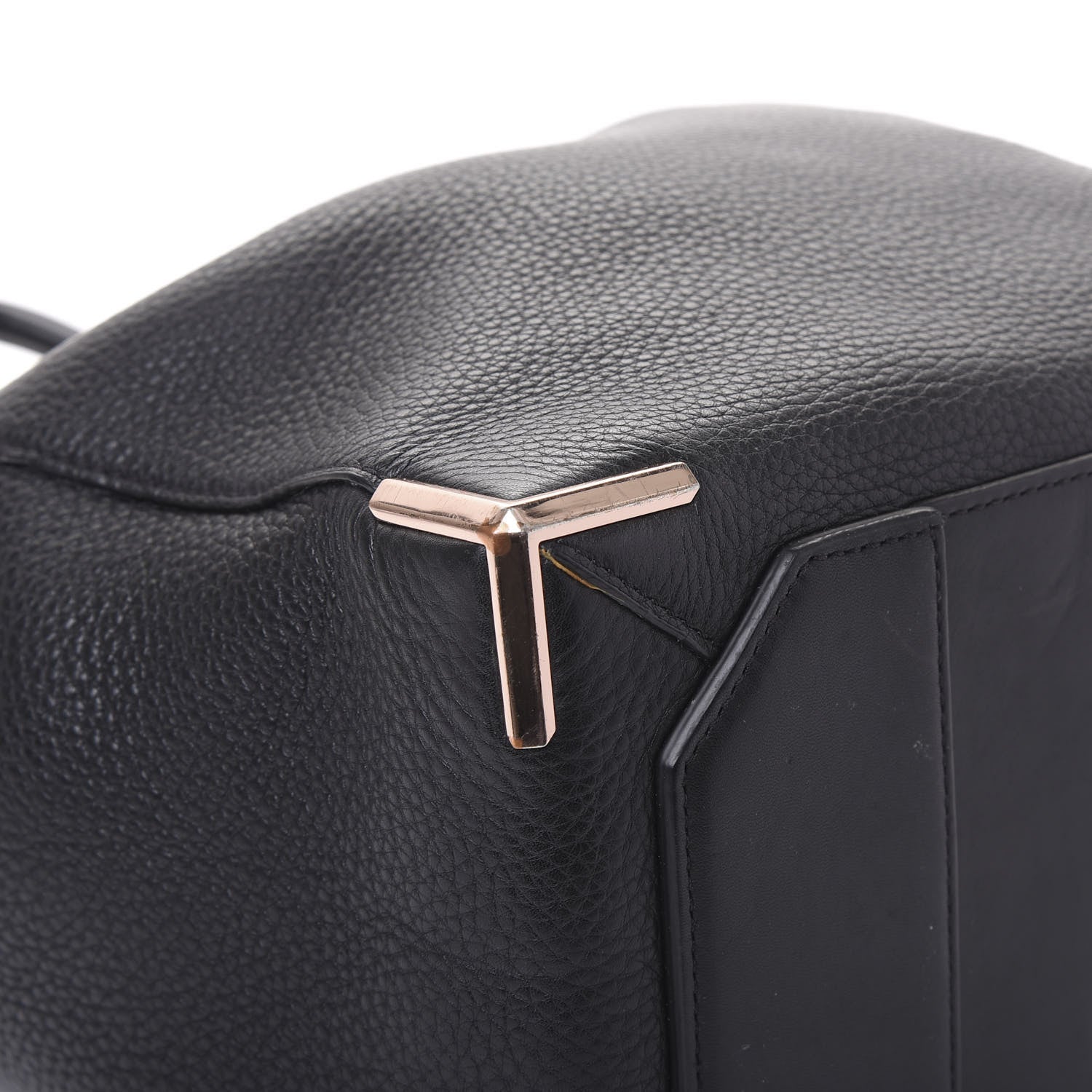 Alexander Wang Pebbled Calfskin Prisma Skeletal Backpack Black Rose Gold Hardware 5 of 11