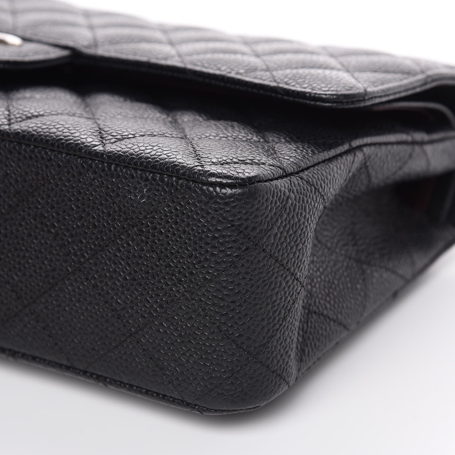 Chanel Caviar Quilted Medium Double Flap Black 9 of 9