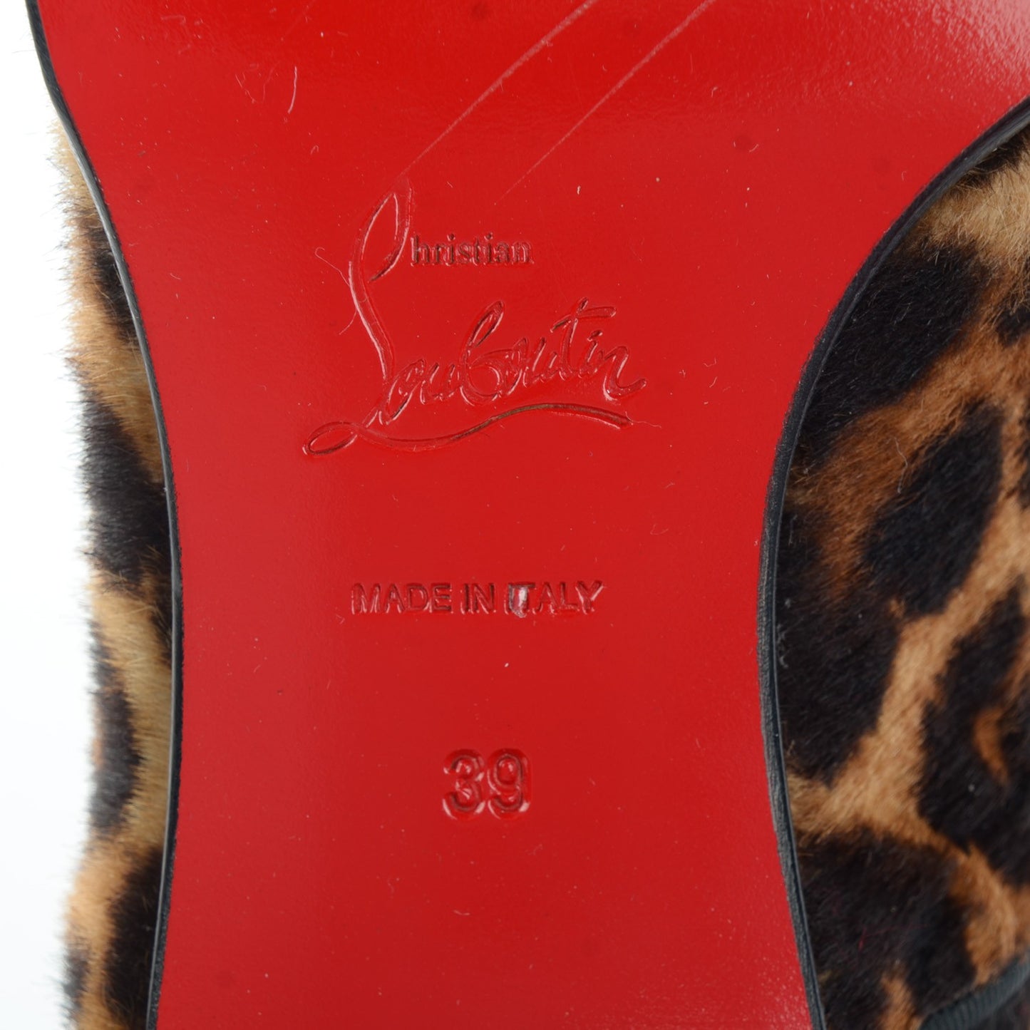 Calf Hair Leopard Print Zazou Oxfords 39