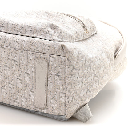 Christian Dior Oblique Calfskin Rider Backpack Beige 9 of 9