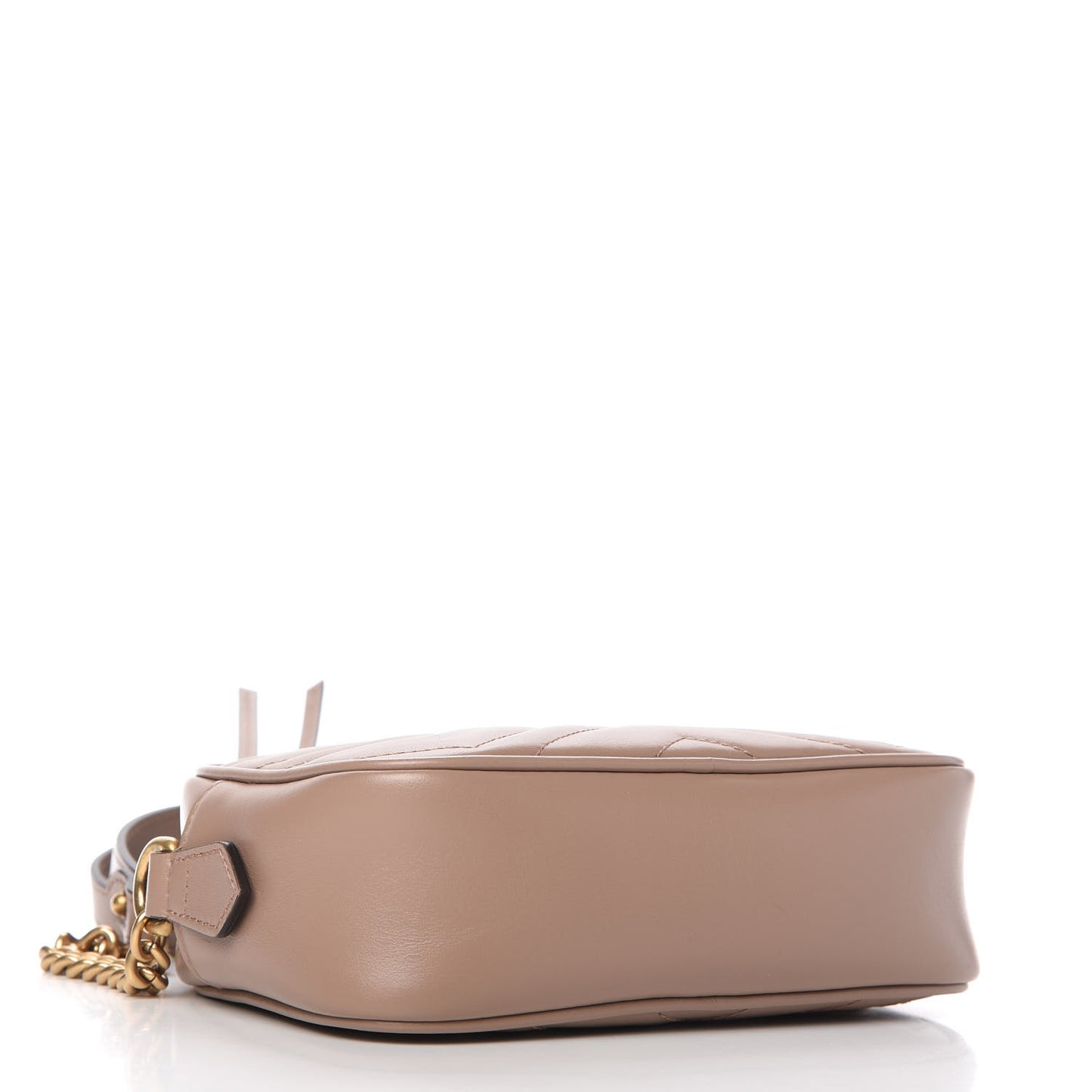 Calfskin Matelasse Mini GG Marmont Chain Shoulder Bag Porcelain Rose