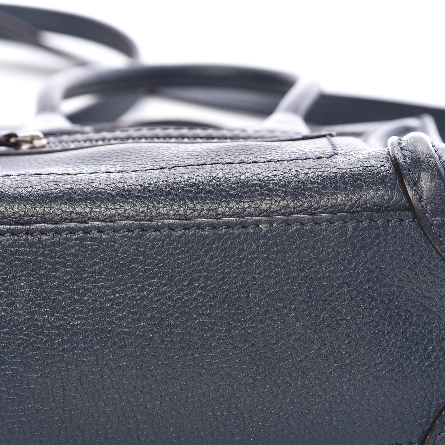 Drummed Calfskin Nano Luggage Orage