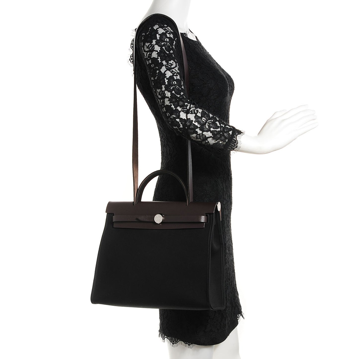 Toile Vache Hunter Herbag Zip 31 PM Black Ebene