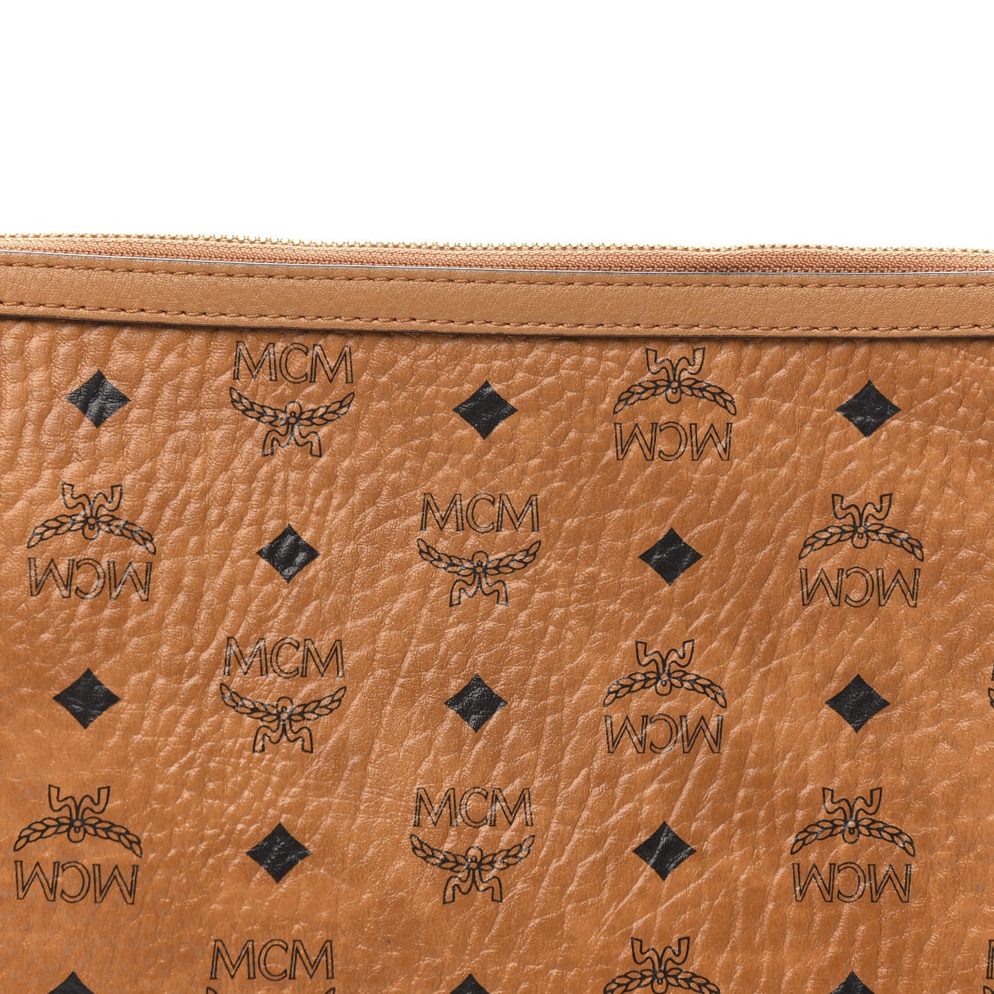 Visetos Liz Shopper Tote Pouch Cognac