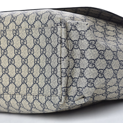 Gucci GG Plus Monogram Messenger Diaper Bag Navy 11 of 16