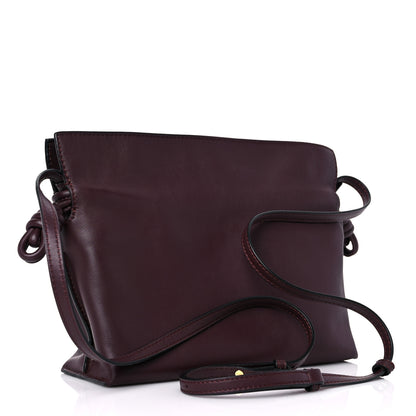 Loewe Calfskin Mini Flamenco Knot Clutch Prune 3 of 9