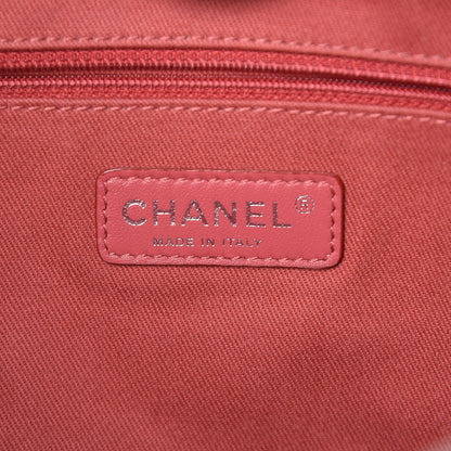 Chanel Woven Straw Raffia Small Deauville Tote Pink 6 of 12