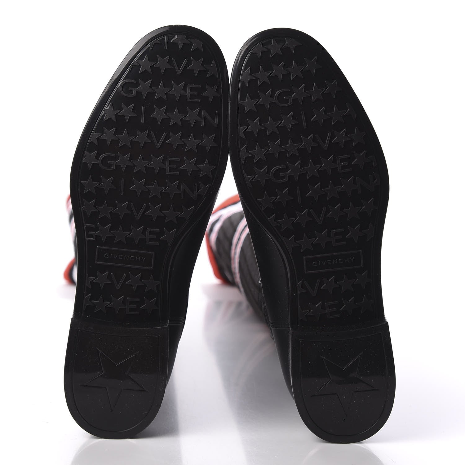 Givenchy Knit Rubber Storm Over The Knee Boots 37 Black 5 of 7