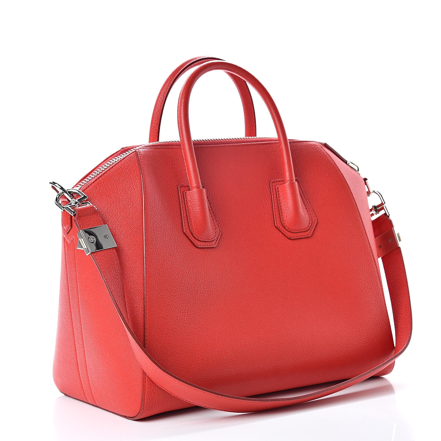 Givenchy Sugar Goatskin Medium Antigona Red 3 of 12