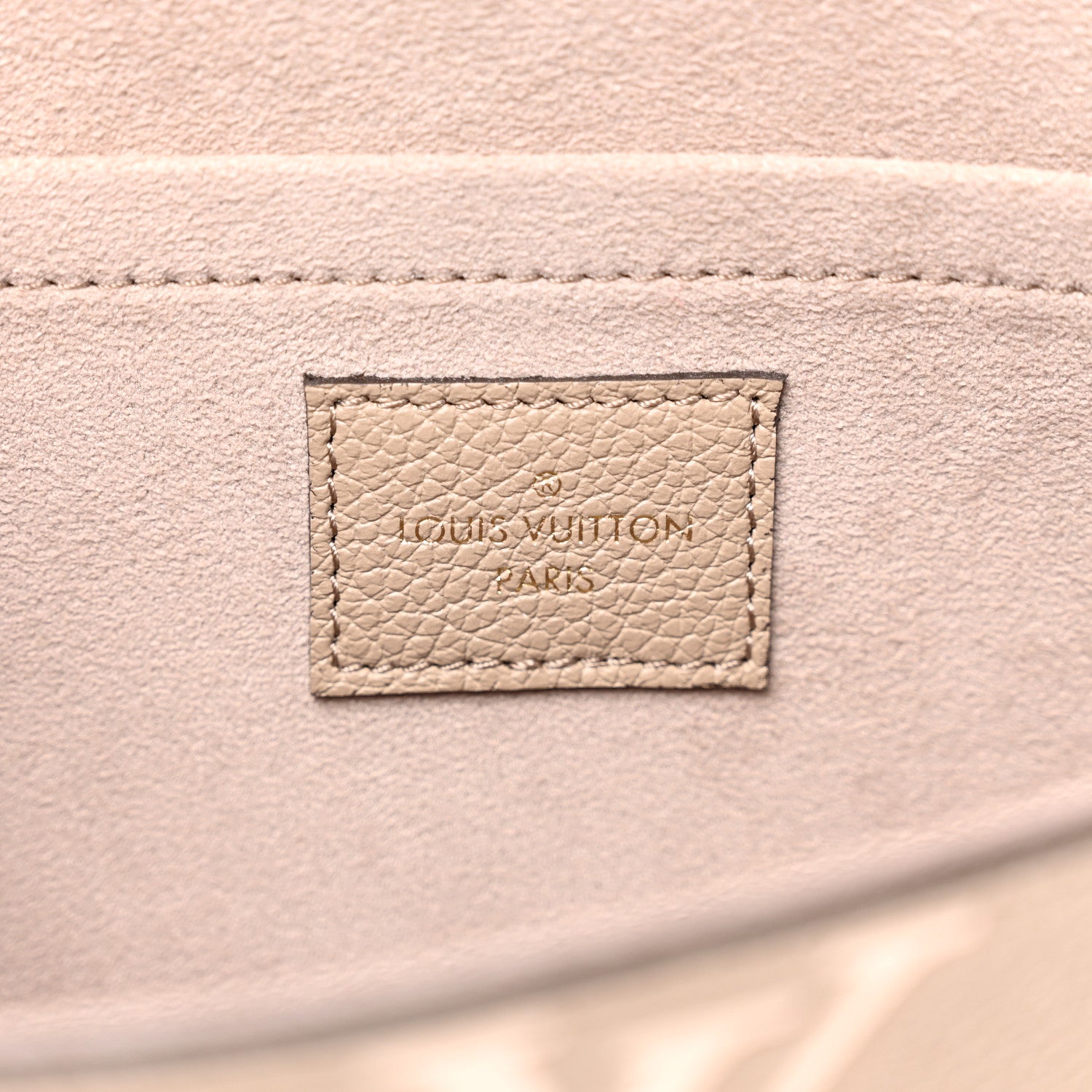 Louis Vuitton Empreinte Monogram Giant Felicie Pochette Tourterelle Creme 7 of 10