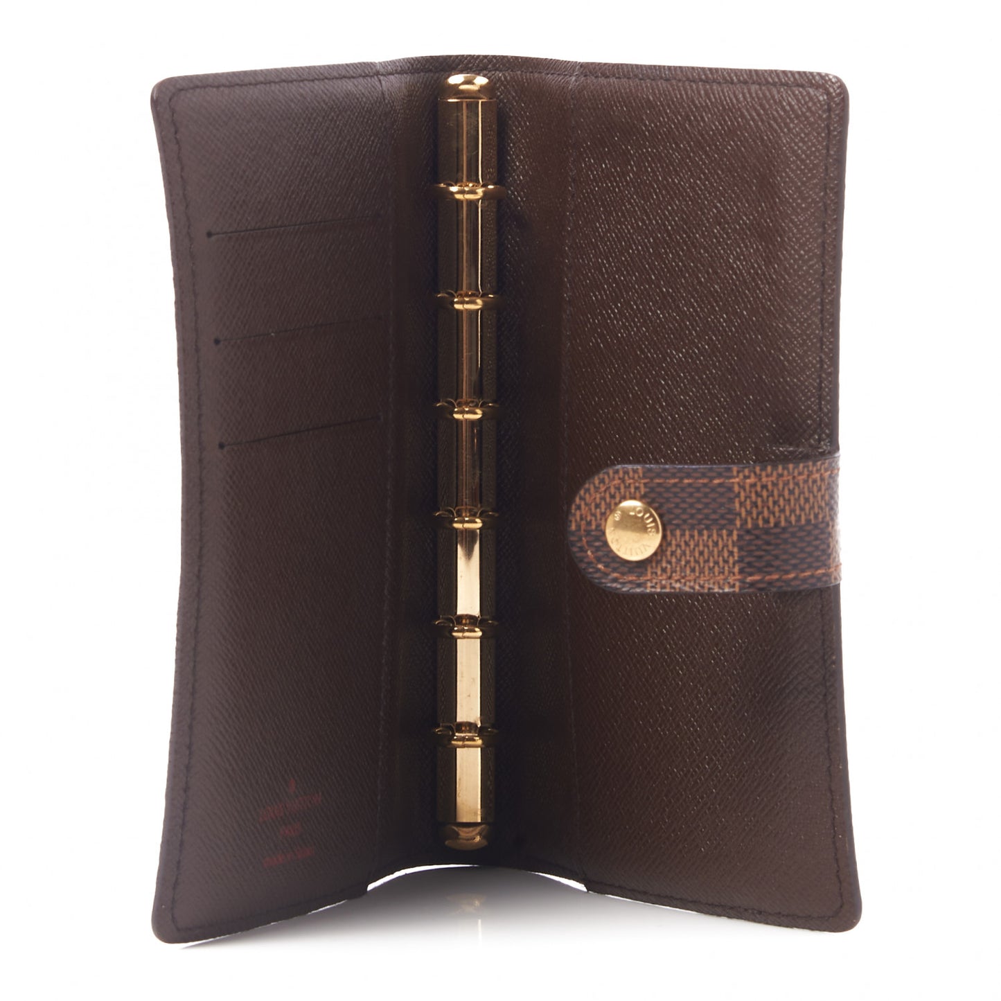 Damier Ebene Small Ring Agenda Cover