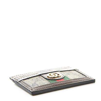 Gucci GG Supreme Monogram Ophidia Card Holder Brown 4 of 6