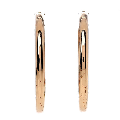 Louis Vuitton Metal Louise Hoop Earrings Gold 1 of 7