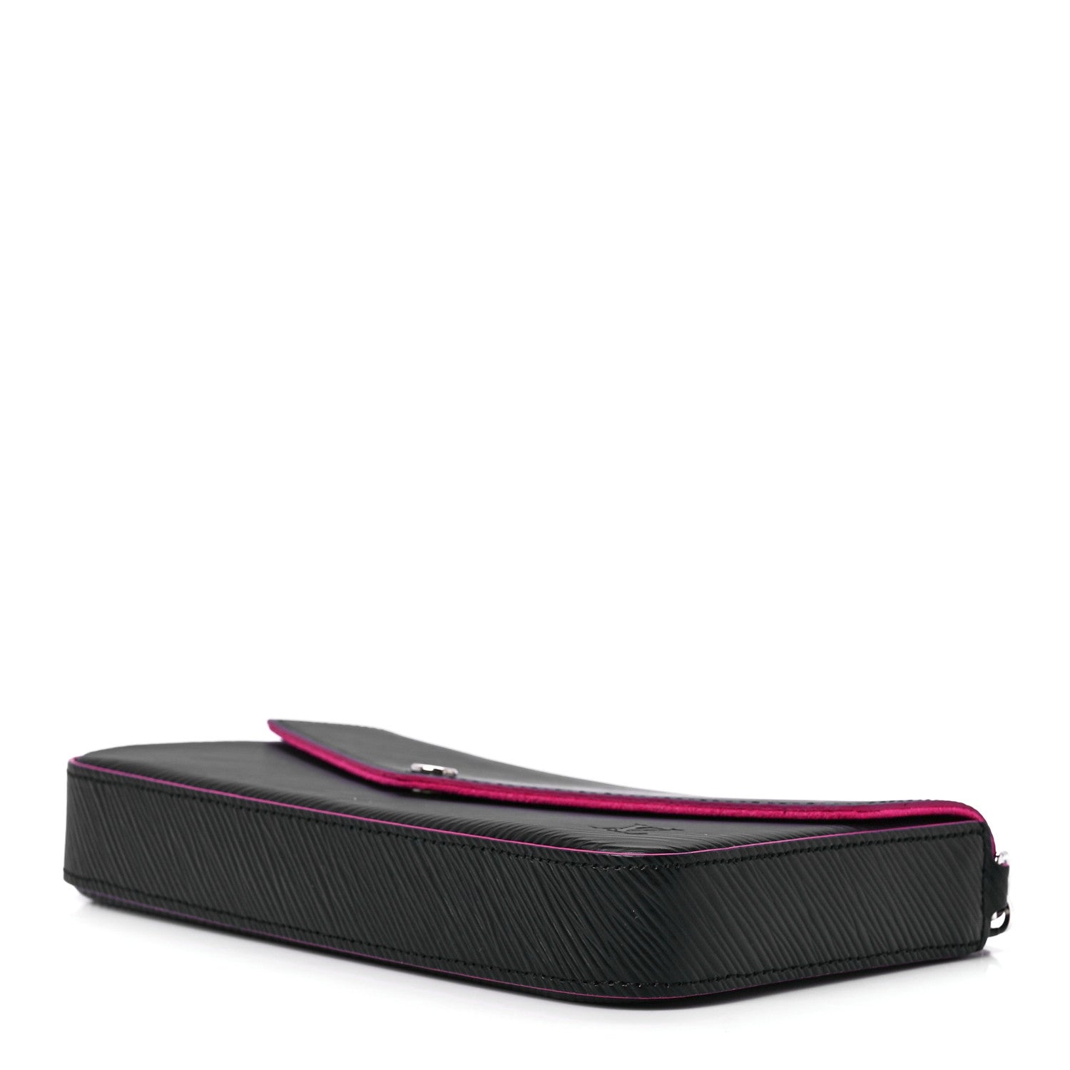 Louis Vuitton Epi Pochette Felicie Black Hot Pink 15 of 17