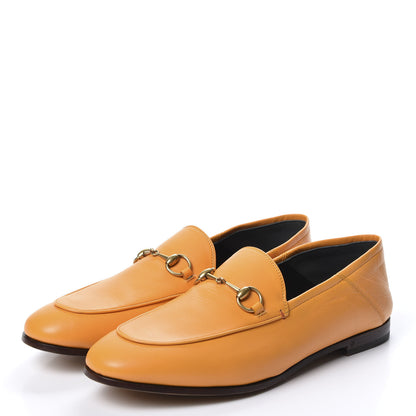 Gucci Lambskin Womens Brixton Horsebit Loafers 38.5 Crystal Copper 4 of 10
